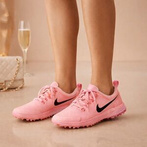 Nike Women’s Golf Shoes LunarLon Pink Spiked Performance Sneaker Size 8